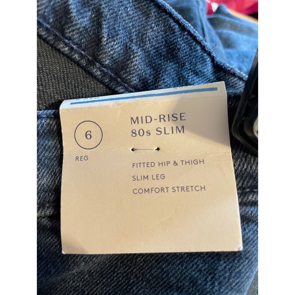 NWT Universal Thread Size 6 Mid-Rise 80’s Slim Button Fly waist 14.5-15.5” - Picture 3 of 6